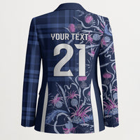 Scotland Rugby National Heritage Custom Blazer Traditional Tartan Inspired Edition