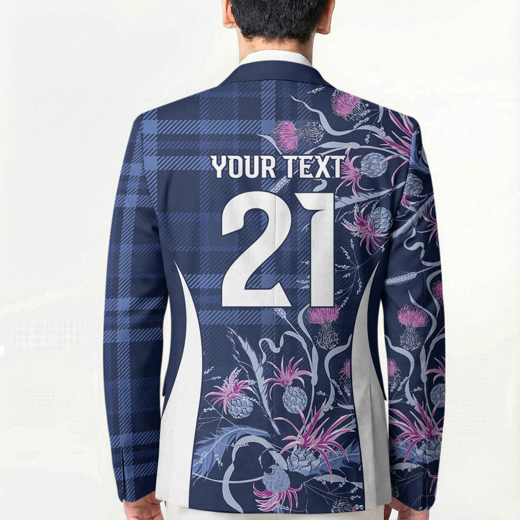 Scotland Rugby National Heritage Custom Blazer Traditional Tartan Inspired Edition