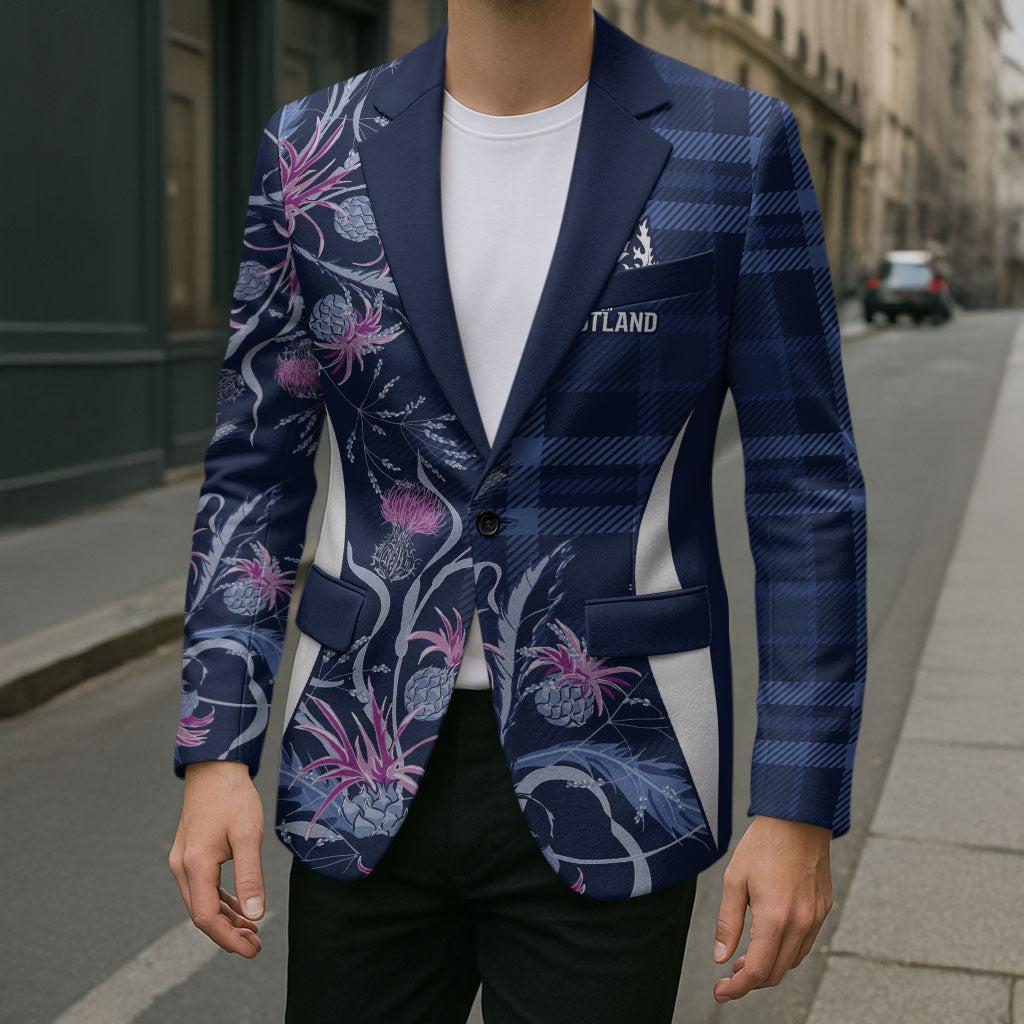 Scotland Rugby National Heritage Custom Blazer Traditional Tartan Inspired Edition