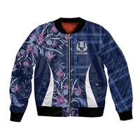 Scotland Rugby National Heritage Custom Bomber Jacket Traditional Tartan Inspired Edition