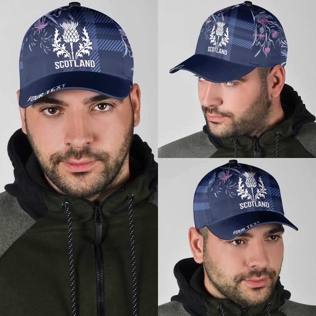 Scotland Rugby National Heritage Personalized Classic Cap Traditional Tartan Inspired Edition