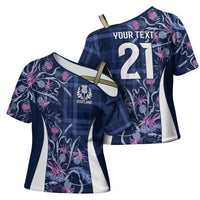 Scotland Rugby National Heritage Custom Cross Shoulder Shirt Traditional Tartan Inspired Edition