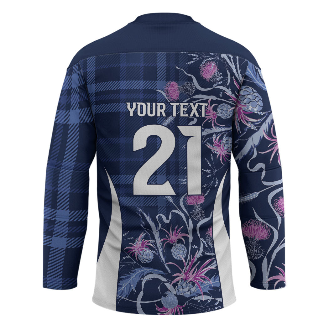 Scotland Rugby National Heritage Custom Hockey Jersey Traditional Tartan Inspired Edition