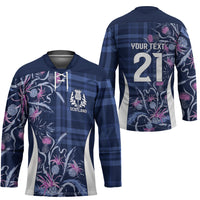 Scotland Rugby National Heritage Custom Hockey Jersey Traditional Tartan Inspired Edition