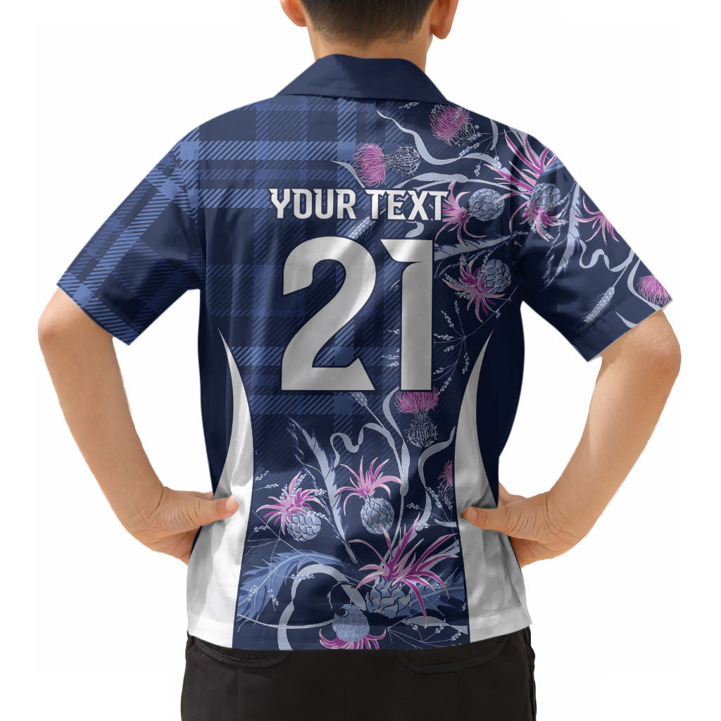 Scotland Rugby National Heritage Custom Kid Hawaiian Shirt Traditional Tartan Inspired Edition LT9