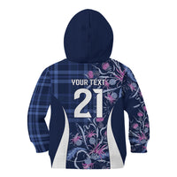 Scotland Rugby National Heritage Custom Kid Hoodie Traditional Tartan Inspired Edition