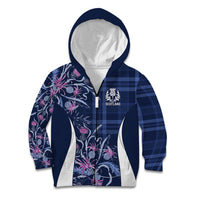 Scotland Rugby National Heritage Custom Kid Hoodie Traditional Tartan Inspired Edition