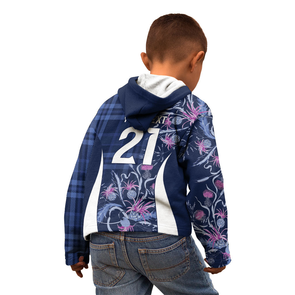 Scotland Rugby National Heritage Custom Kid Hoodie Traditional Tartan Inspired Edition