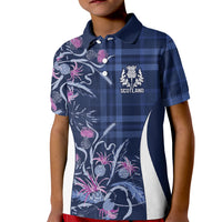 Scotland Rugby National Heritage Custom Kid Polo Shirt Traditional Tartan Inspired Edition