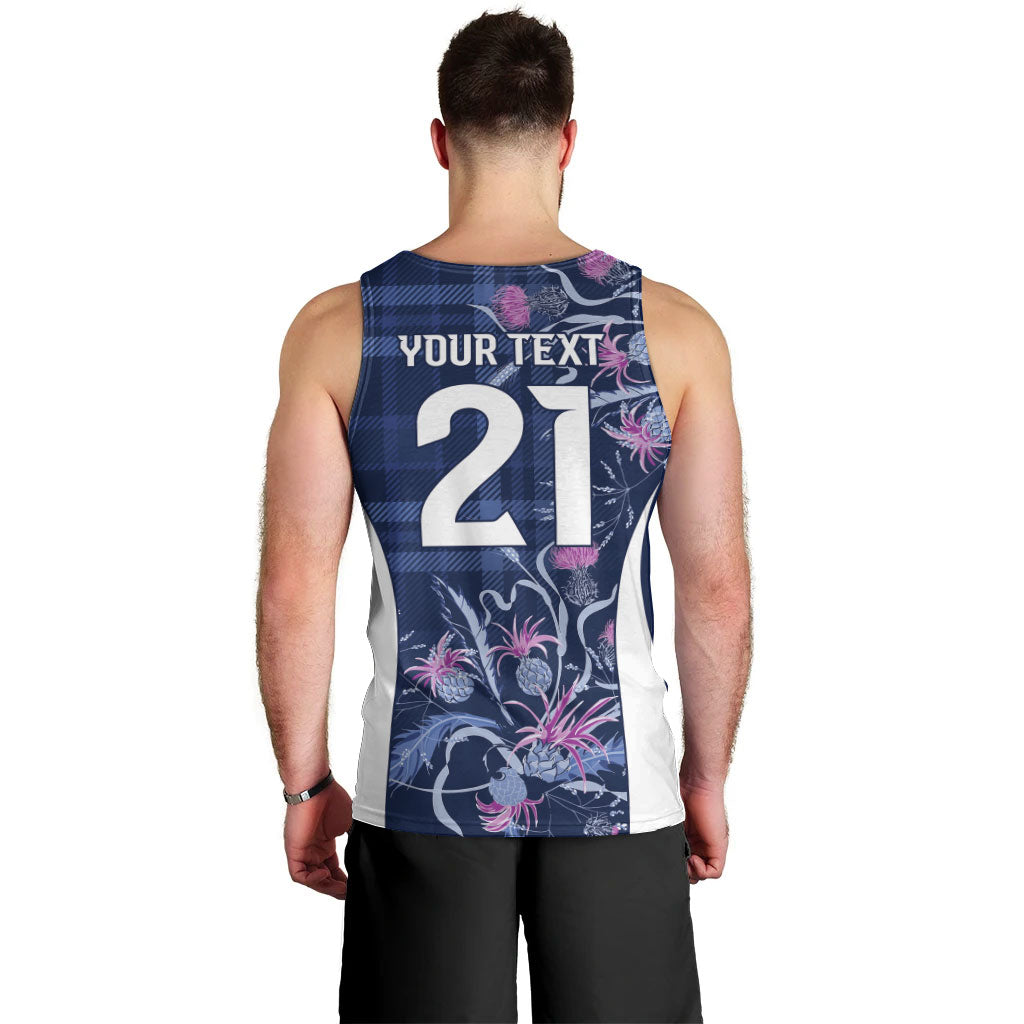 Scotland Rugby National Heritage Custom Men Tank Top Traditional Tartan Inspired Edition
