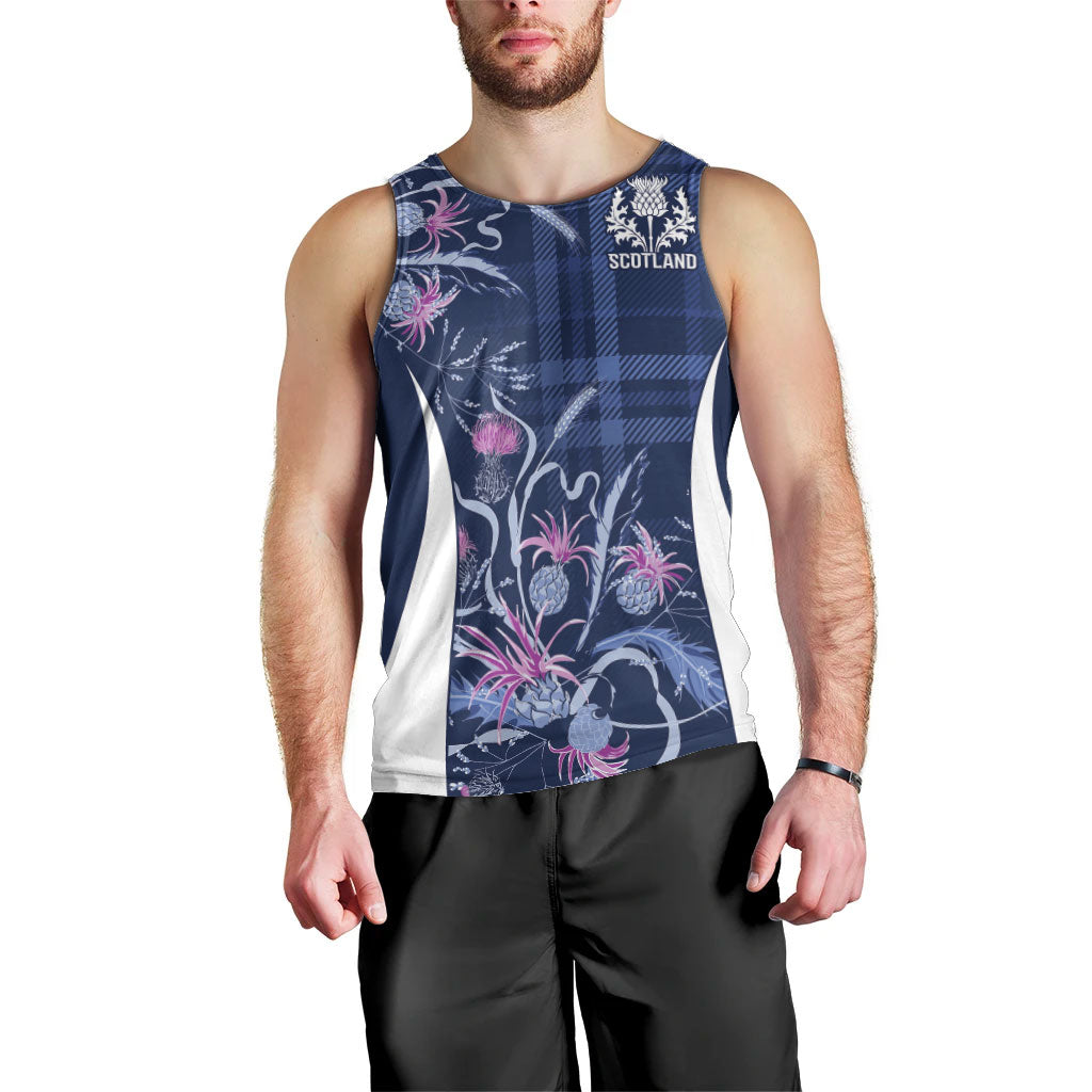 Scotland Rugby National Heritage Custom Men Tank Top Traditional Tartan Inspired Edition
