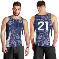 Scotland Rugby National Heritage Custom Men Tank Top Traditional Tartan Inspired Edition