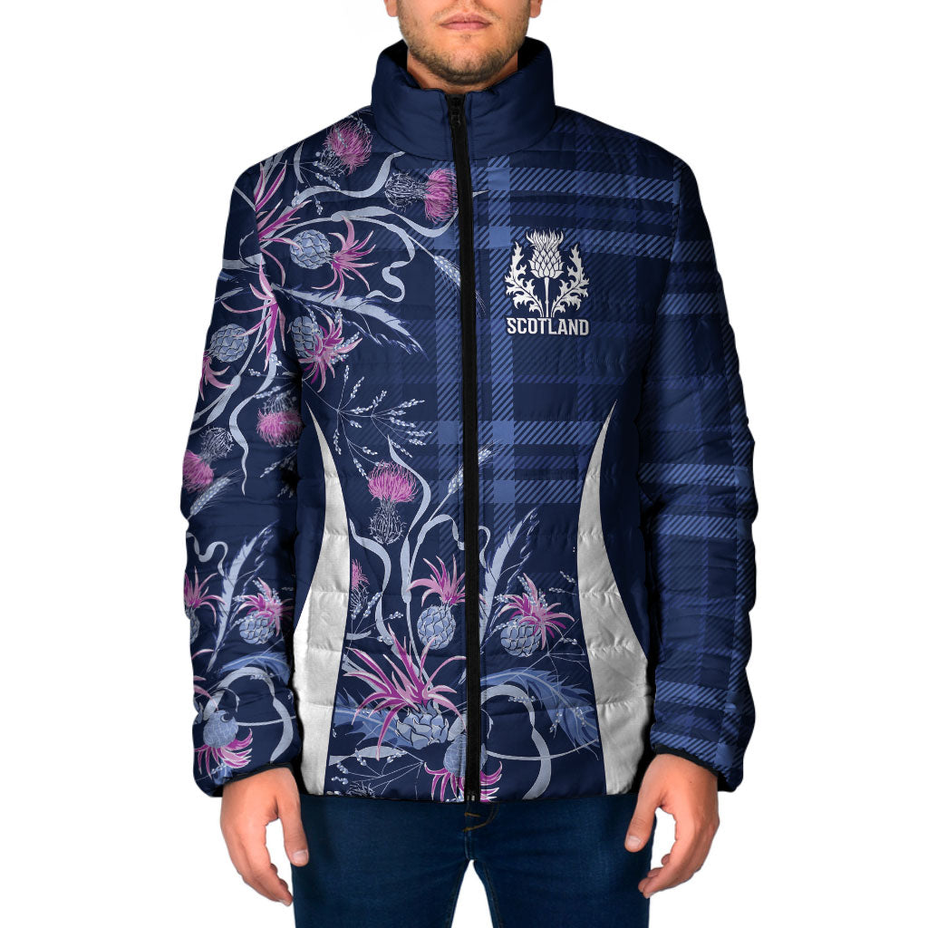 Scotland Rugby National Heritage Custom Padded Jacket Traditional Tartan Inspired Edition