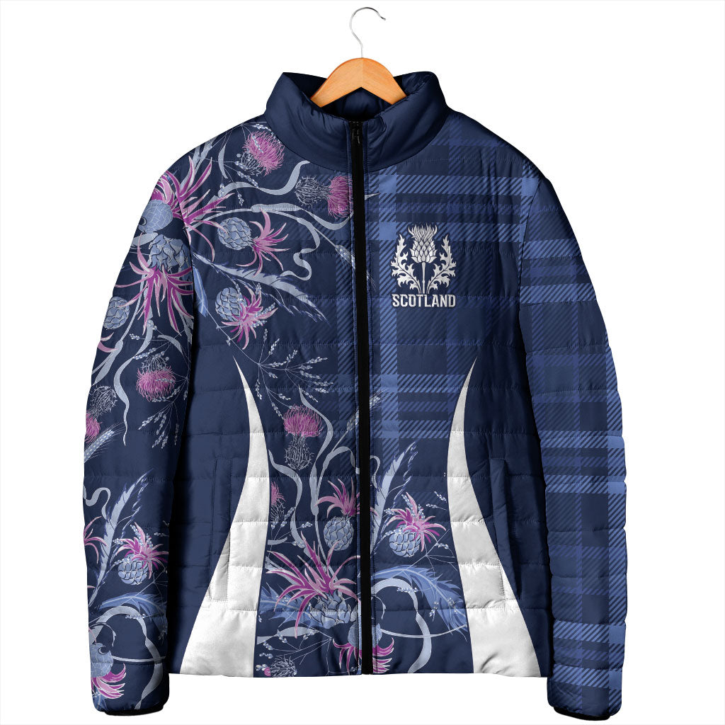 Scotland Rugby National Heritage Custom Padded Jacket Traditional Tartan Inspired Edition