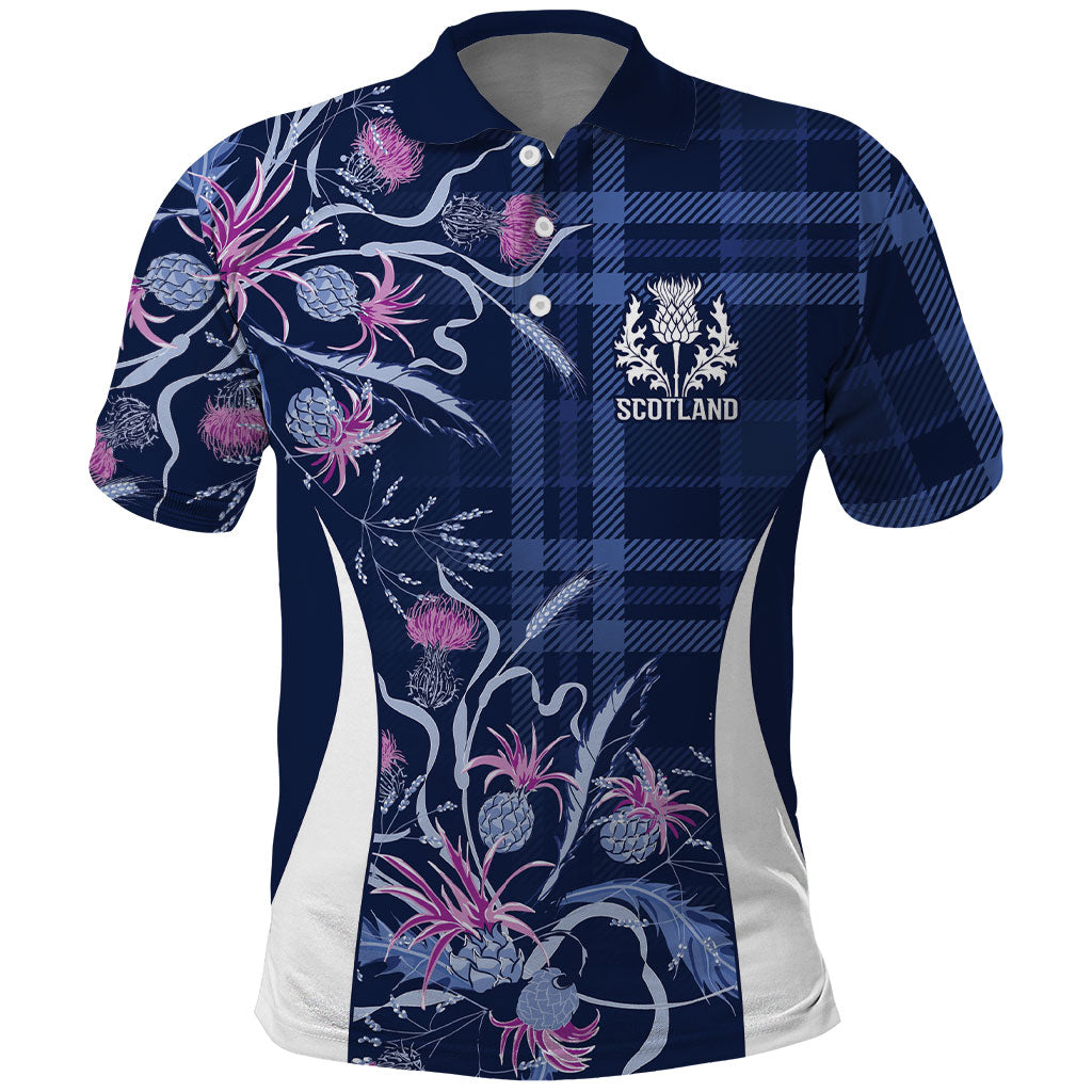 Scotland Rugby National Heritage Custom Polo Shirt Traditional Tartan Inspired Edition