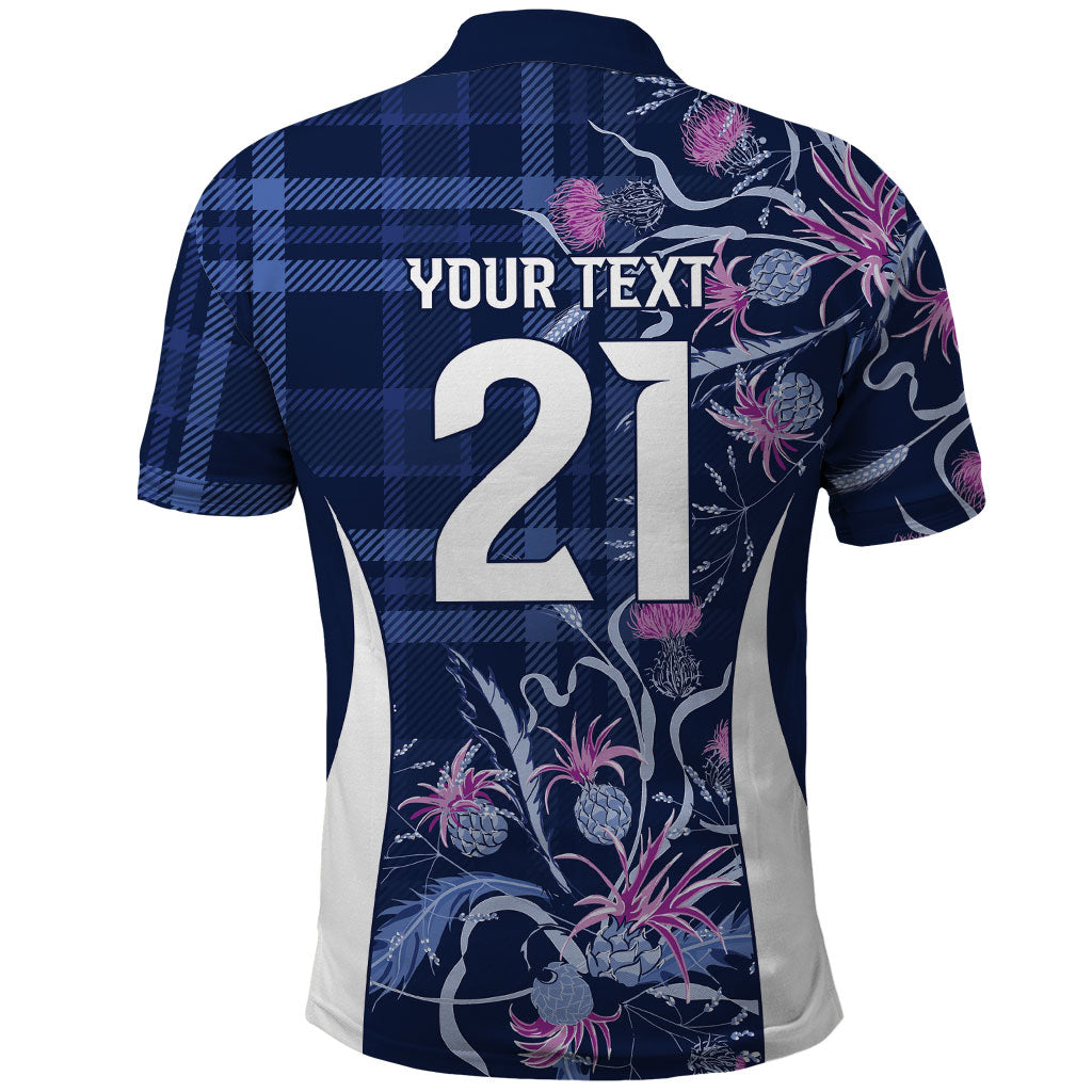Scotland Rugby National Heritage Custom Polo Shirt Traditional Tartan Inspired Edition