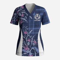 Scotland Rugby National Heritage Custom Scrub Top Traditional Tartan Inspired Edition
