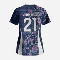 Scotland Rugby National Heritage Custom Scrub Top Traditional Tartan Inspired Edition