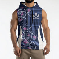 Scotland Rugby National Heritage Custom Sleeveless Hoodie Traditional Tartan Inspired Edition