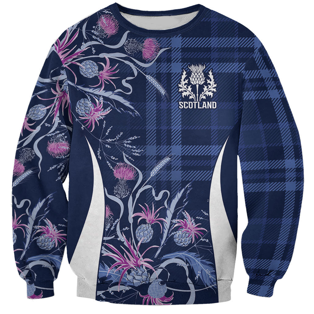 Scotland Rugby National Heritage Custom Sweatshirt Traditional Tartan Inspired Edition