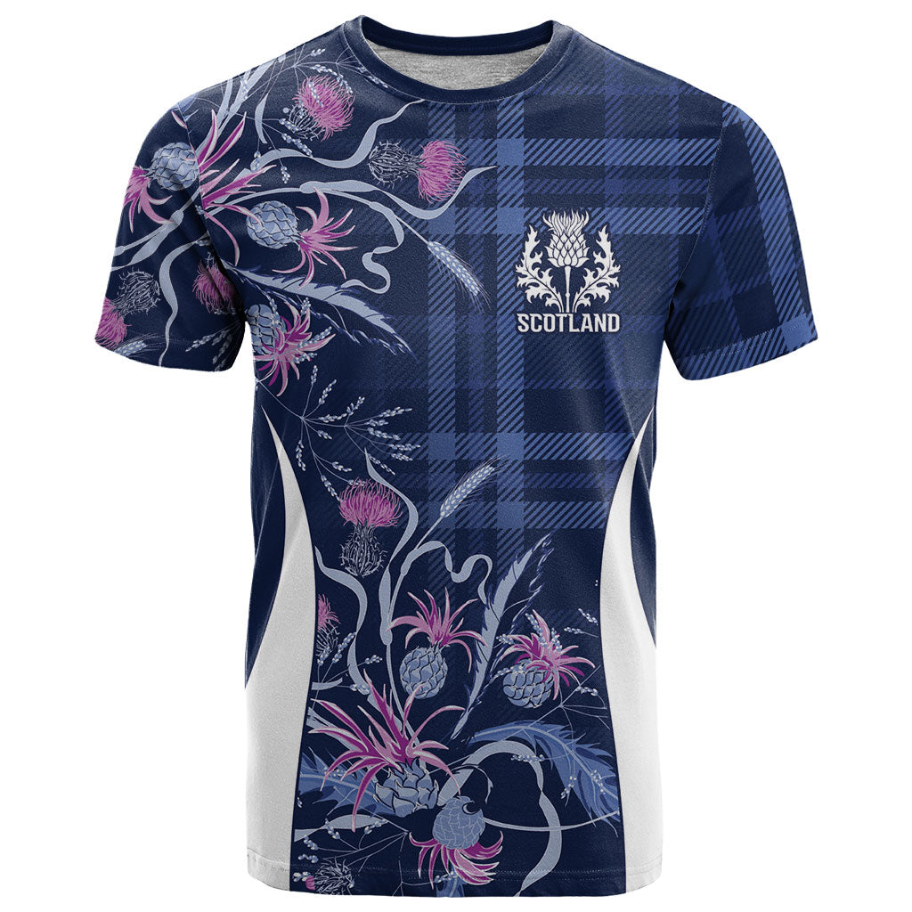 Scotland Rugby National Heritage Custom T Shirt Traditional Tartan Inspired Edition