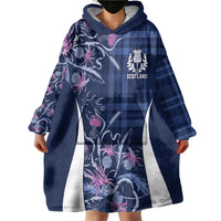 Scotland Rugby National Heritage Custom Wearable Blanket Hoodie Traditional Tartan Inspired Edition