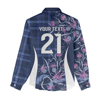 Scotland Rugby National Heritage Custom Women Casual Shirt Traditional Tartan Inspired Edition