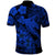 Aloha Hawaii Polo Shirt Hammerhead Shark Tattoo Polynesian Summer - Blue - Wonder Print Shop