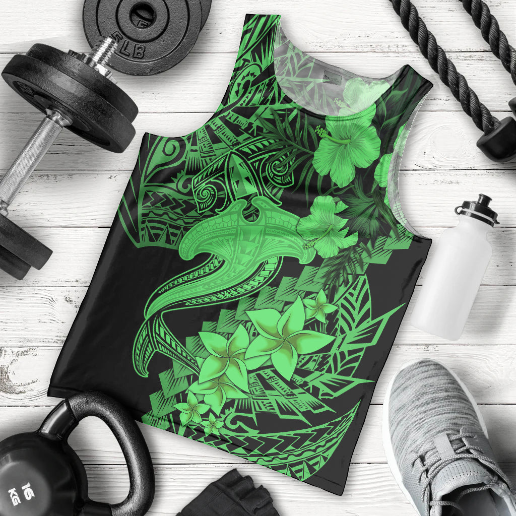 aloha-hawaii-men-tank-top-hammerhead-shark-tattoo-polynesian-summer-green