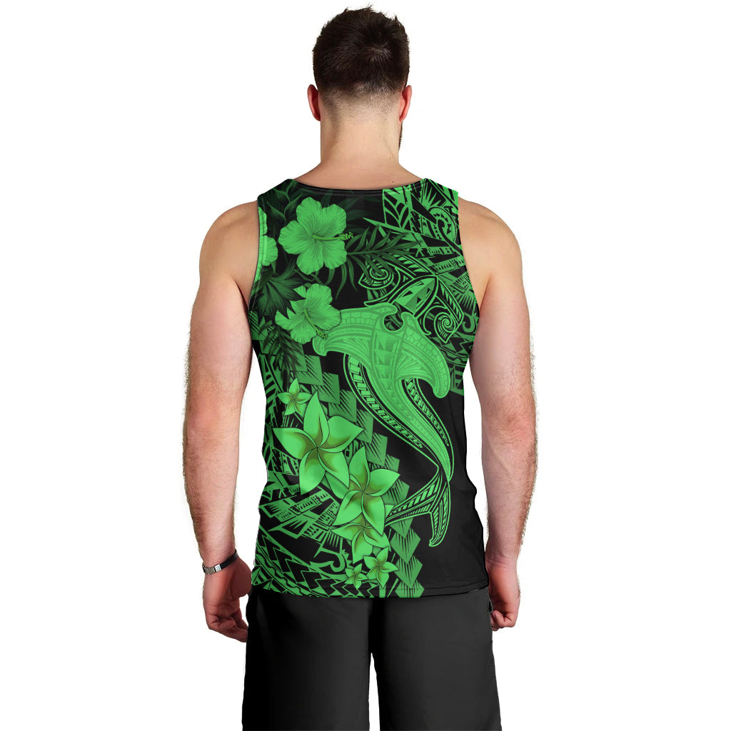 aloha-hawaii-men-tank-top-hammerhead-shark-tattoo-polynesian-summer-green