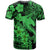 Aloha Hawaii T Shirt Hammerhead Shark Tattoo Polynesian Summer - Green - Wonder Print Shop
