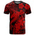 Aloha Hawaii T Shirt Hammerhead Shark Tattoo Polynesian Summer - Red - Wonder Print Shop