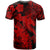 Aloha Hawaii T Shirt Hammerhead Shark Tattoo Polynesian Summer - Red - Wonder Print Shop