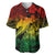 Aloha Hawaii Baseball Jersey Hammerhead Shark Tattoo Polynesian Summer - Reggae LT9 - Wonder Print Shop