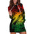 Aloha Hawaii Hoodie Dress Hammerhead Shark Tattoo Polynesian Summer - Reggae - Wonder Print Shop