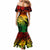 Aloha Hawaii Mermaid Dress Hammerhead Shark Tattoo Polynesian Summer - Reggae - Wonder Print Shop