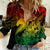 Aloha Hawaii Women Casual Shirt Hammerhead Shark Tattoo Polynesian Summer - Reggae - Wonder Print Shop