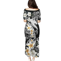 Aloha Hawaii Puletasi Hammerhead Shark Tattoo Polynesian Summer - White - Wonder Print Shop