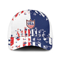 2026 Rugby Nations Series United States Baseball Net Cap Red Star And Stripes Pattern