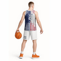 2026 Rugby Nations Series Custom United States Basketball Jersey Red Star And Stripes Pattern