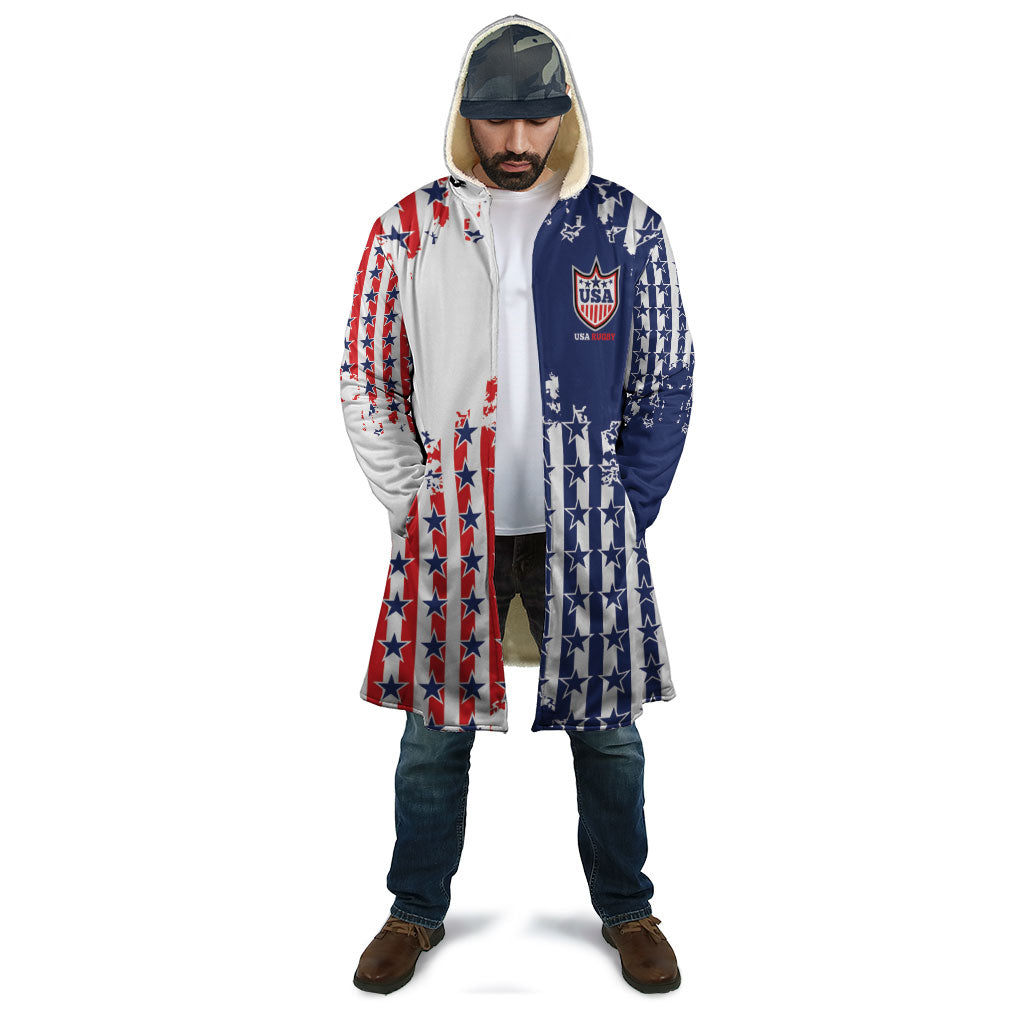 2026 Rugby Nations Series Custom United States Cloak Red Star And Stripes Pattern