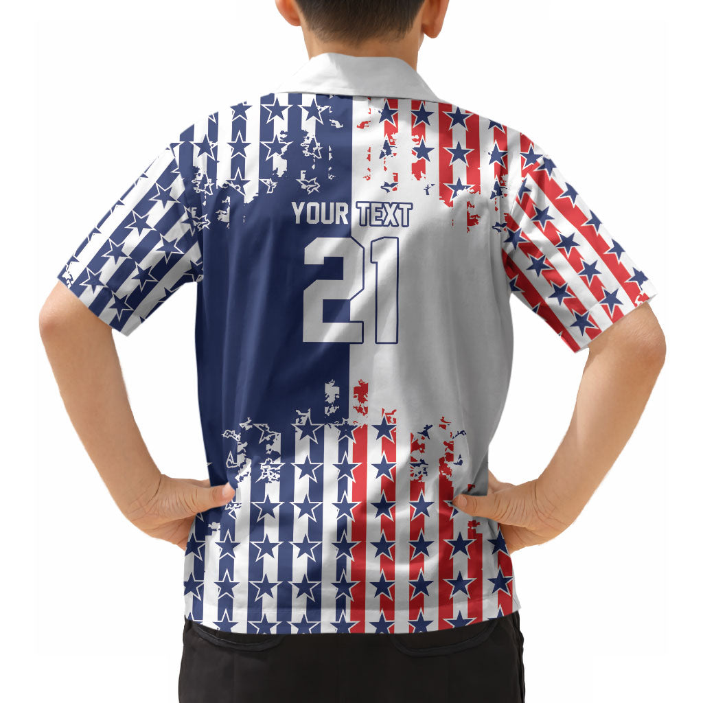 2026 Rugby Nations Series Custom United States Hawaiian Shirt Red Star And Stripes Pattern