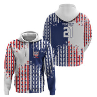2026 Rugby Nations Series Custom United States Hoodie Red Star And Stripes Pattern