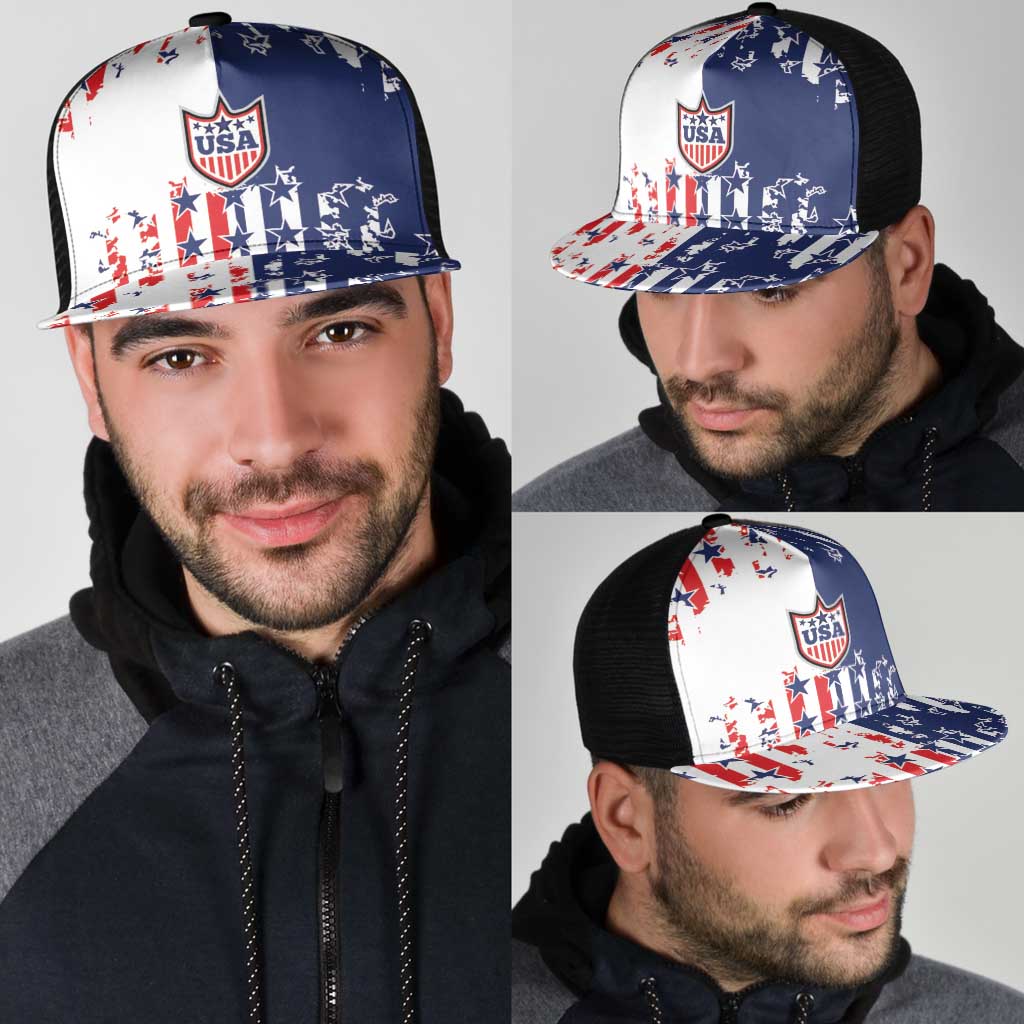 2026 Rugby Nations Series United States Mesh Trucker Cap Red Star And Stripes Pattern