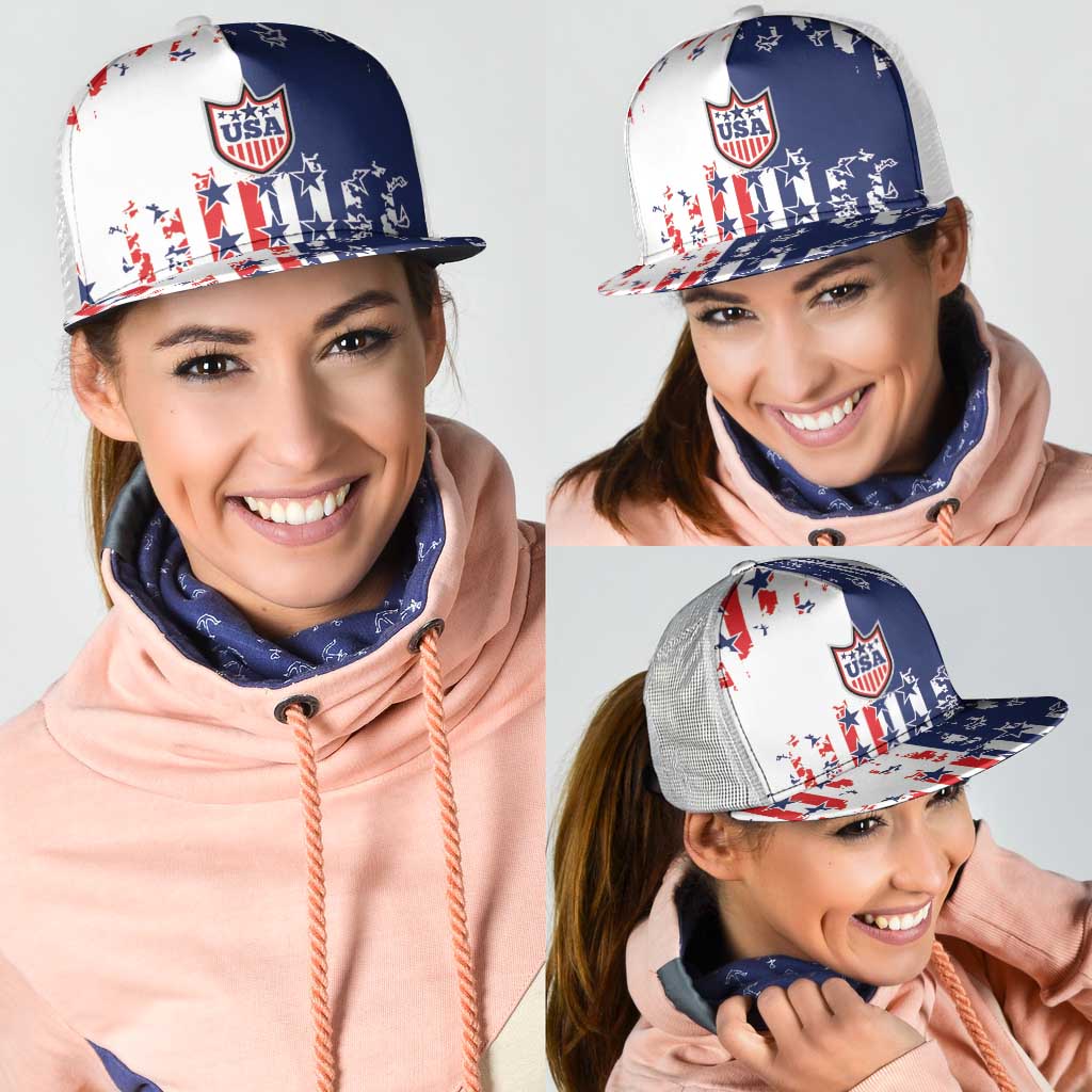 2026 Rugby Nations Series United States Mesh Trucker Cap Red Star And Stripes Pattern