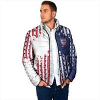 2026 Rugby Nations Series Custom United States Padded Jacket Red Star And Stripes Pattern
