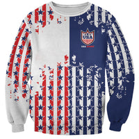 2026 Rugby Nations Series Custom United States Sweatshirt Red Star And Stripes Pattern