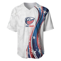 2026 Rugby Nations Series Custom United States Baseball Jersey Bald Eagle Heritage