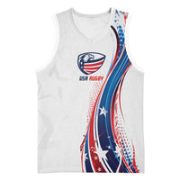 2026 Rugby Nations Series Custom United States Basketball Jersey Bald Eagle Heritage