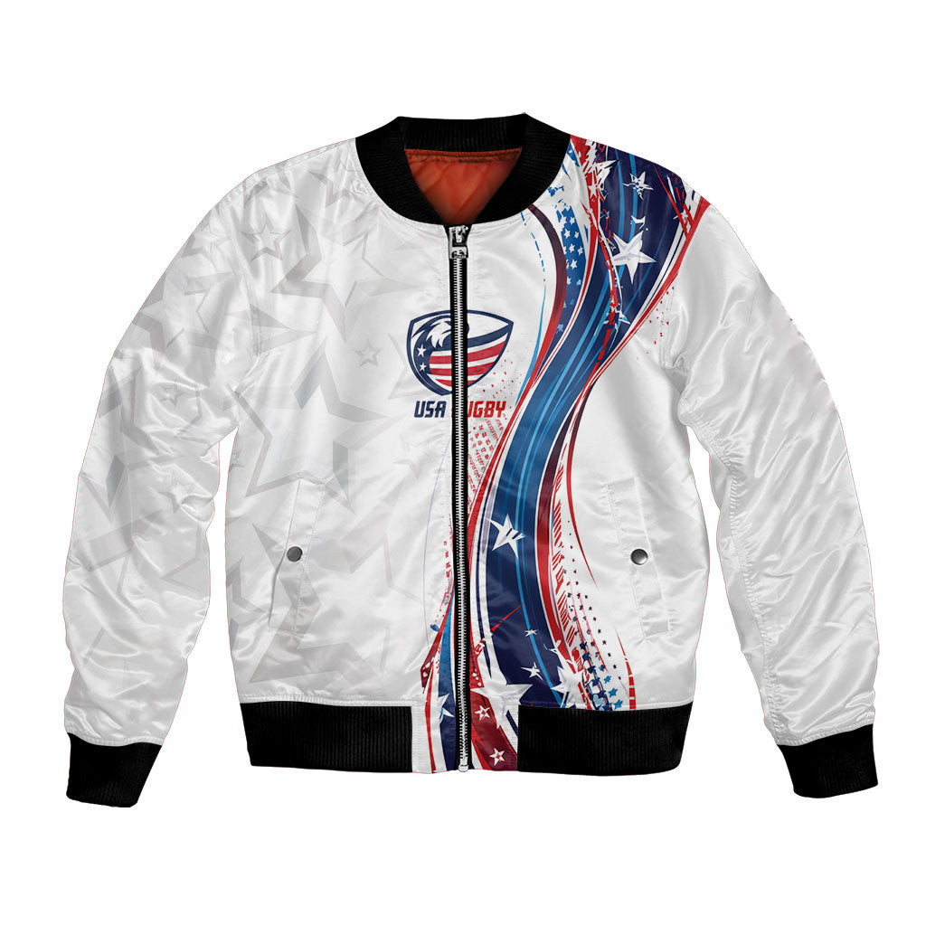 2026 Rugby Nations Series Custom United States Bomber Jacket Bald Eagle Heritage